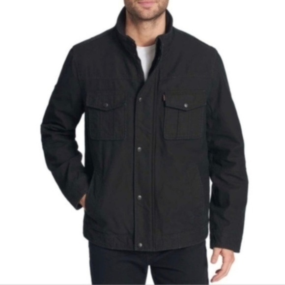 Levi’s Men Cotton Twill Jacket size XL color Black - Picture 3 of 16